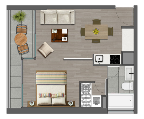Juan Mitjans 105 - Departamento 1d1b, Macul