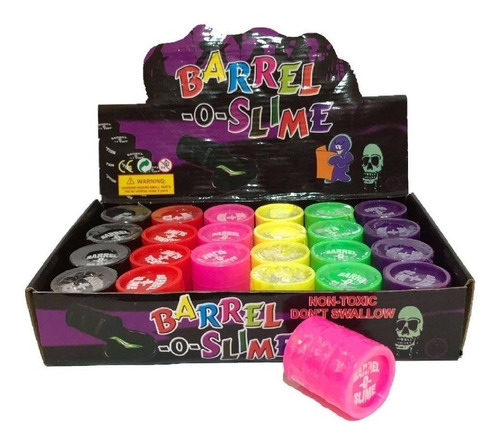 Moco De Gorila  Barrel  Slime 24 Pzas Chicas Promocion Remat