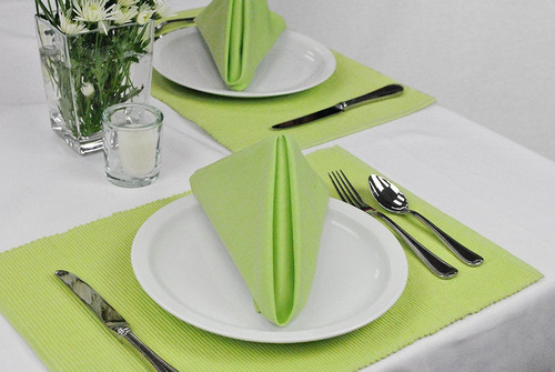 Juego De Servilletas Lisas 20 Piezas Para Comedor