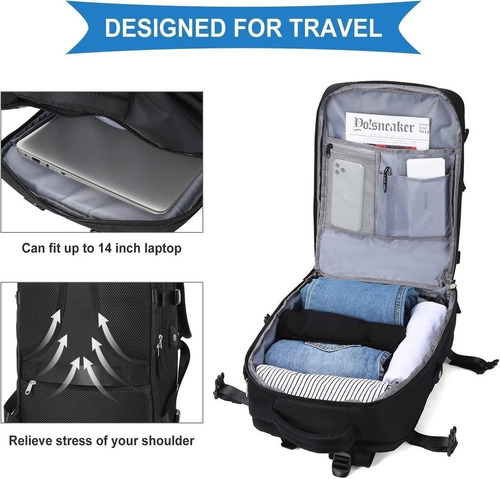 Mochila Multifuncional Antirrobo Mochila De Viaje Grande