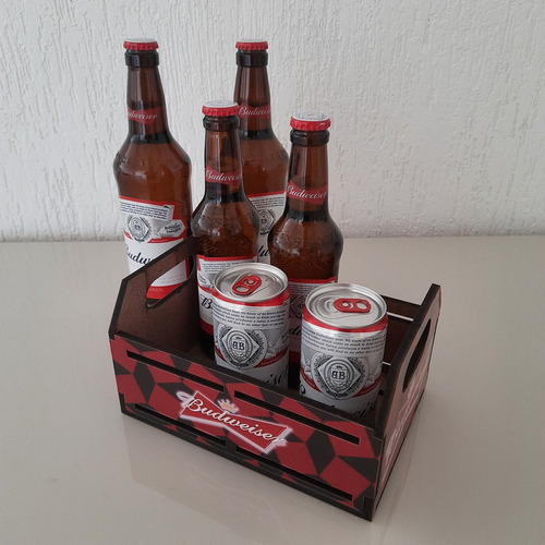 Caixa Organizadora Decorativa Mdf Vermelha Pequena