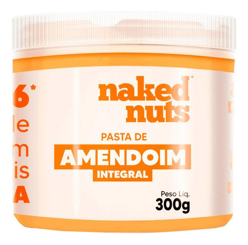 Pasta De Amendoim Integral Naked Nuts 300g