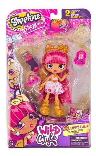 Muñeca Shopkins Shoppies Wild Style Accesorios 56711 Edu