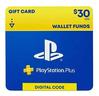 Tarjeta Playstation Store - Psn Card 30 Usd Digital - Ps4