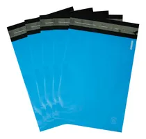 Comprar 1000 Bolsas Sobres Paqueteria Ecommerce Envios 25x33 Cm Azul