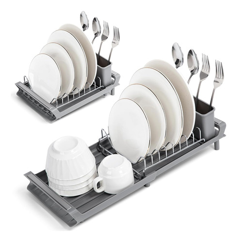 Escurridor De Platos De Acero Inoxidable Extensible