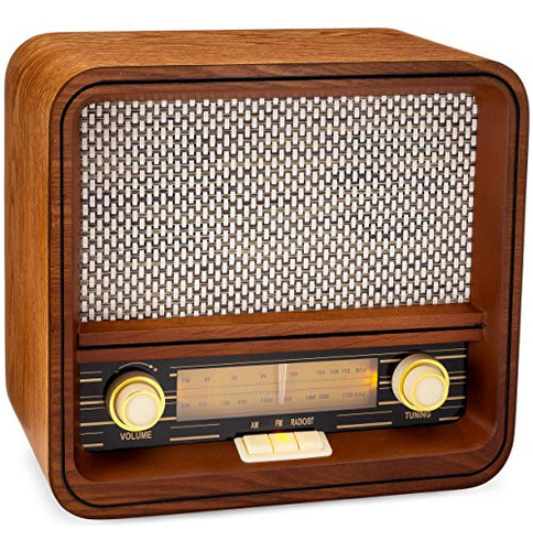 Clearclick Classic Vintage Retro Style Radio Am / Fm Con Blu