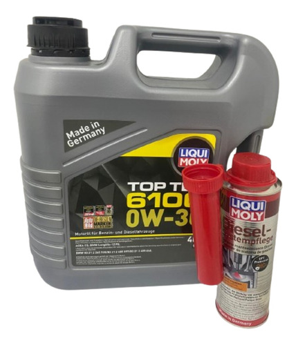 Aceite Top Tec 6100 0w-30 + Limpia Inyectores Diesel 