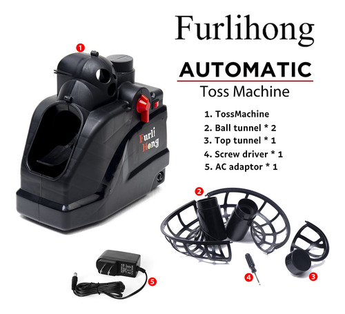 Máquina Lanzadora De Pelotas 6802bh 2 En 1 Para Niños