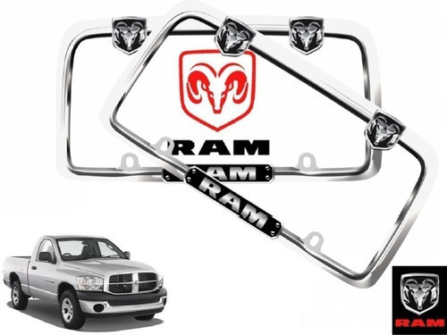 Par Porta Placas Ram 1500 Pick Up 4.7 2006 Original