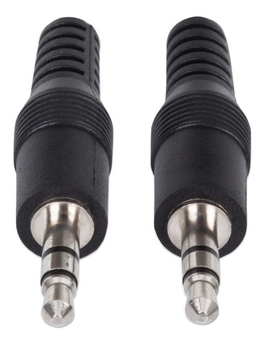 Imagen 2 de 10 de Cable Auxiliar Audio Macho Plug 3,5 1.8m Manhattan Backup