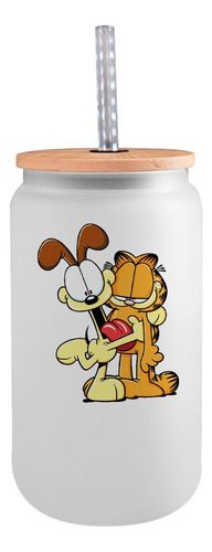 Vaso Garfield Odie Película Animada Retro 400 Ml