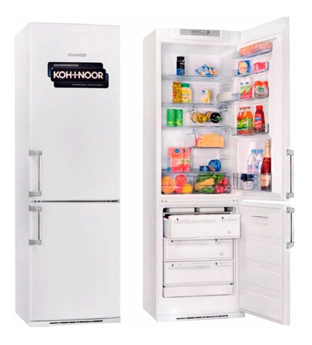 Heladera Koh-i-noor Blanca Kgs4094 Con Freezer 2 Motores 368