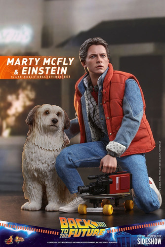 Hot Toys Back To The Future Marty Mcfly And Einstein