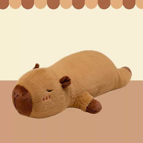 H Almohada De Peluche Gigante Capibara, Suave Y Abrazo