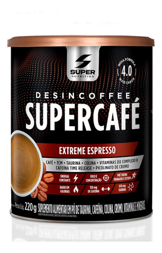 Desincoffee Extreme Energy Café Expresso Desinchá Sabor Expresso