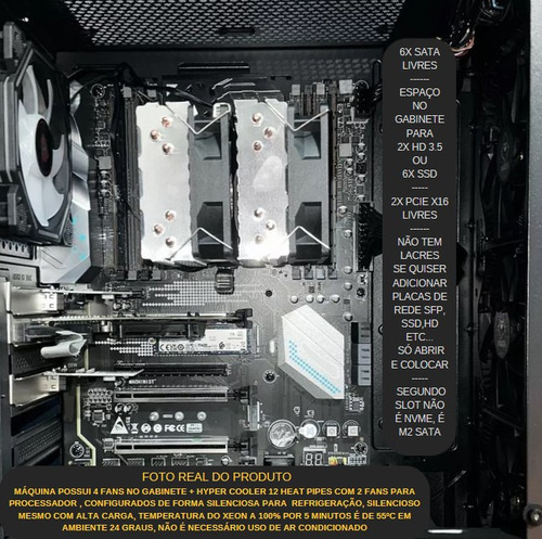 Pc Servidor Xeon E5-2695 V4 256gb Ram Ddr4, Nvme 2tb