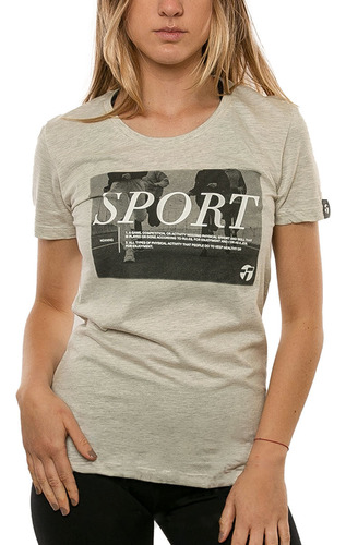 Remera Topper Training Mc Sport Mujer - Newsport