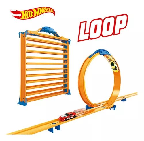 Pista Hot Wheels E Porta Carrinho 3 Em 1 Guarda Até 44 Carro