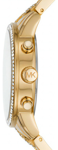 Reloj Michael Kors Ritz Modelo Mk6937 Original Para Dama Color de la correa Dorado Color del bisel Dorado Color del fondo Dorado
