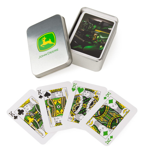 Cartas De Juego Y Lata De Colección Para Noche Familiar