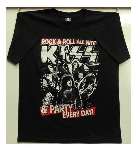 Kiss Playera Manga Corta Rnr Party Everyday Talla Xl T-shirt