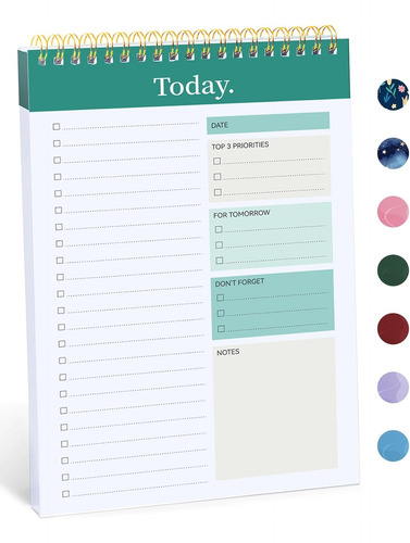 Bloc De Lista De Tareas - Cuaderno De Lista De Tareas Para E