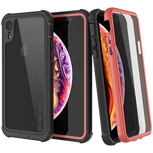 Punkcase iPhone XR Case [spartan Series] Clear Rugged Heavy