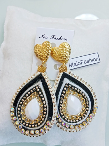 Zarcillos Artesanales Exclusivos Hechos A Mano Ref:02