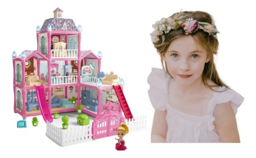 Castillo Princesa - Casa Muñecas, Juguete Didáctico