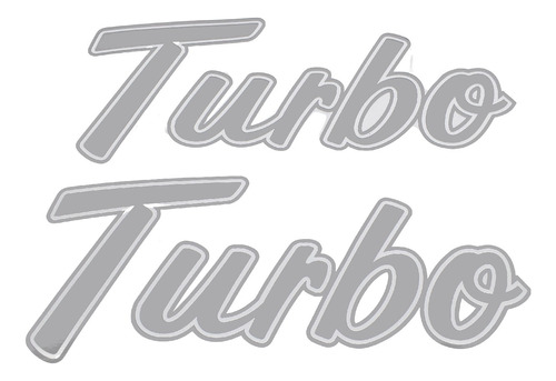 Emblema Adesivo Ford F1000 Turbo Prata Tbpr Fgc