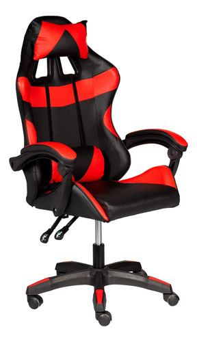 Cadeira Gamer Nw Giratoria Expert Vermelha Cor Vermelho Material do estofamento Couro sintético