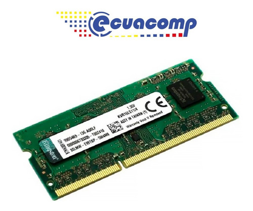 Memoria Ram Kingston Ddr3l 4gb Pc3l-12800 1600mhz So-dimm