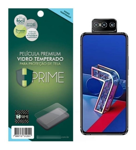 Película Vidro Temperado Hprime Zenfone 7 Pro Zs670k Zs671ks