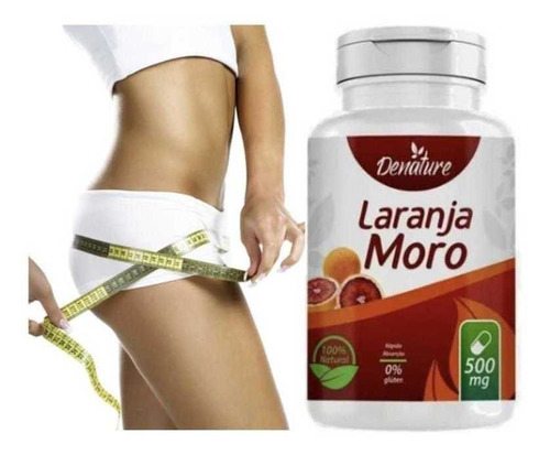 5 x Laranja Moro 100 cáps + 5 x Cactinea 500 mg 100 cápsulas Desnaturaliza