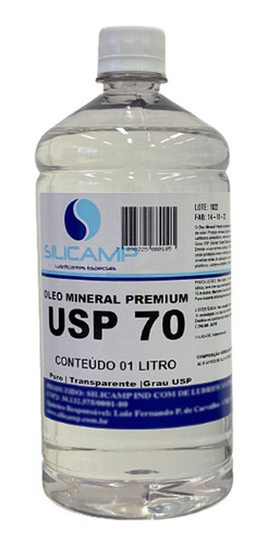 Oleo Mineral Grau Usp Hidratação De Tabua Churrasco 1 Litro