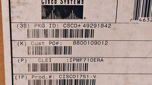 Router Cisco 1751-v Nuevo