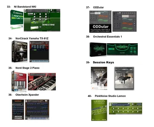 Librerias Kontakt 60 Instrumentos Virtuales Vol 3 D D 500 Gb (Usado)