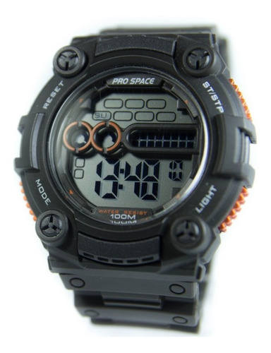 Reloj Hombre Digital Prospace 0054 Varios Colores Sumergible 100 Mts Alarma Luz Cronometro Garantia 1 Año