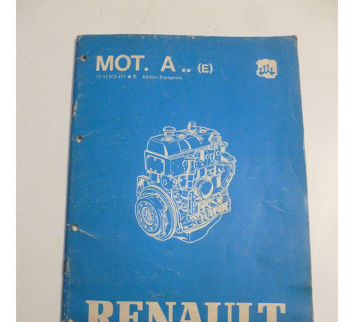 Manual Reparación Motores Renault 18/20/fuego/trafic/20