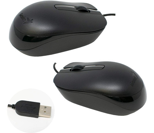 Imagen 5 de 10 de Teclado Y Mouse Usb Genius Combo Km-160