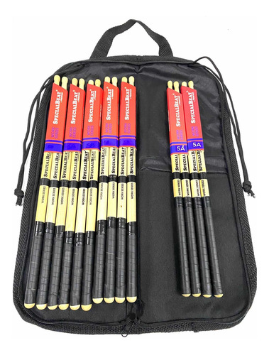 Kit Baqueta 5 Par 5b + 2 Par 5a Specialbeat By Prostick+bag