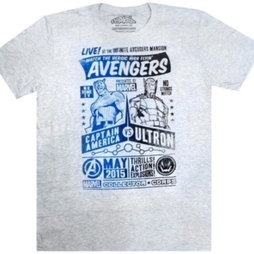 Playera Funko Hulk Vs Ultron Avengers