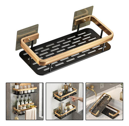 Cesta Para Ducha, Soporte Para Champú Sin Taladros,