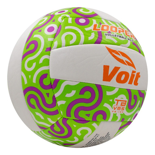 Balón Voleibol No.5 Looper Multicolor Morado, Verde O Azul Multicolor