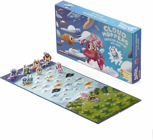 Cloud Hopper Addition Subtraction Stem Game - Alien Chase Ad