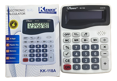 Calculadora Electrónica 8 Dígitos Memoria Kk-185a Oferta Dsi