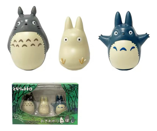 Figuras En Set Studio Ghibi Totoro X3 Involcables