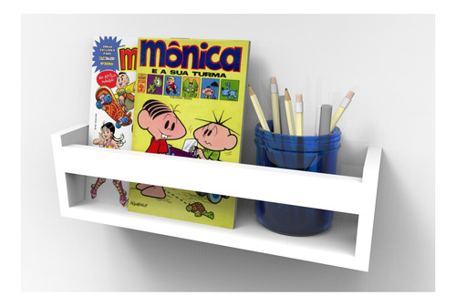 Prateleira Para Livros Infantil Quarto Montessoriano 40cm