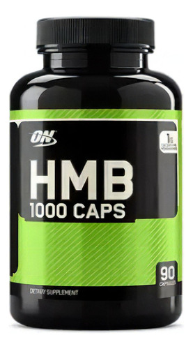 Suplemento em cápsula Optimum Nutrition  HMB 1000 cálcio HMB 1000 em pote 90 un